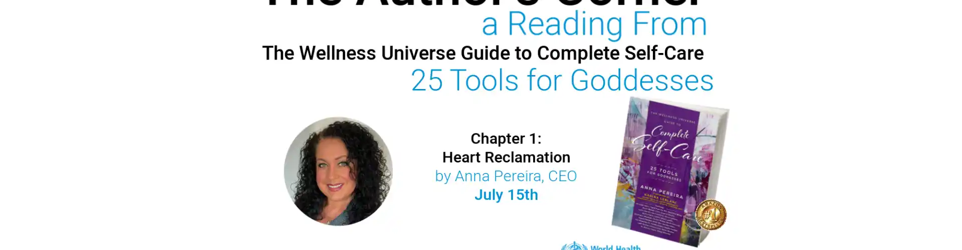 El rincón del autor con Anna Pereira: Capítulo 1 de 25 herramientas para diosas - Online Class by The Wellness Universe