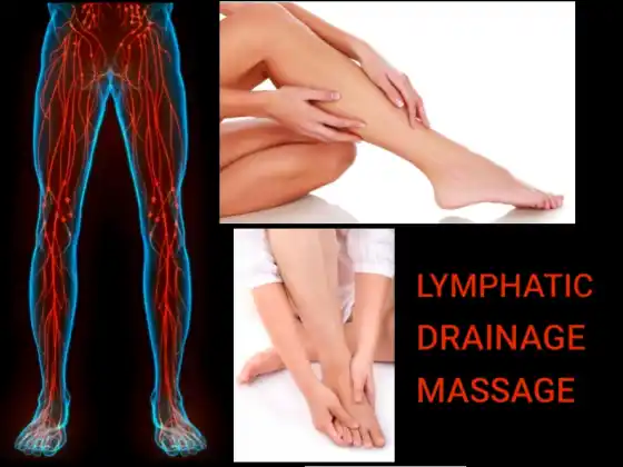 Lymphdrainage-Massage für Füße und Beine