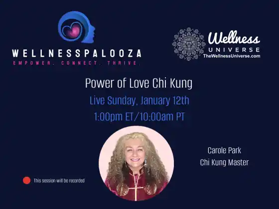 Wellnesspalooza 2025 爱的力量气功与 Carole Park 一起