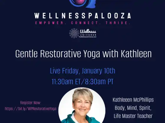 Wellnesspalooza 2025 与 Kathleen McPhillips 一起进行温和恢复性瑜伽